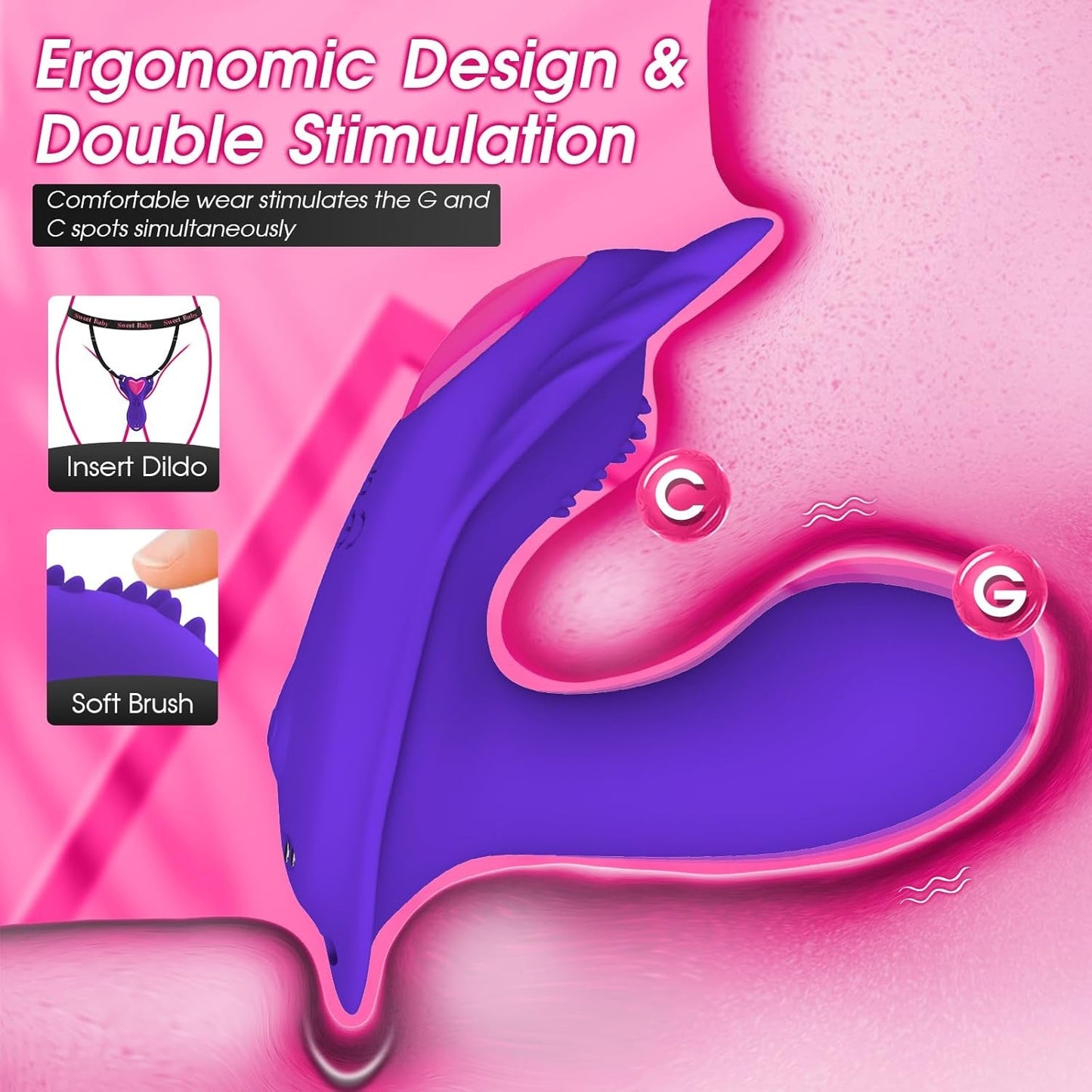 SecretWing App - Control Panty Dildo Vibrator - Vixen | Nova Network