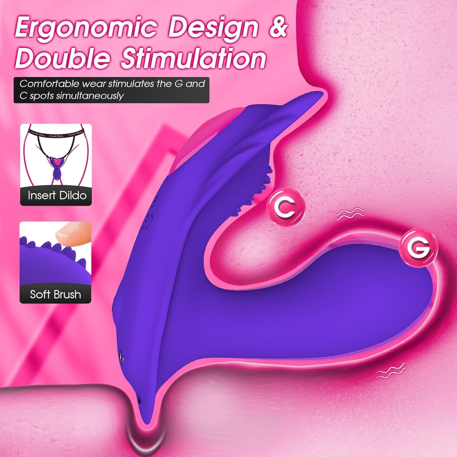 SecretWing App - Control Panty Dildo Vibrator - Vixen | Nova Network