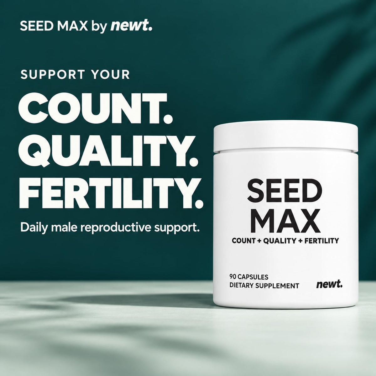 SEED MAX™ Men's Fertility Supplement, 90 Capsules (30-Day Supply) - Vixen Adult Playroom