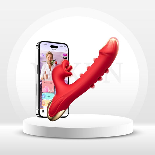 SensaFlap App Controlled Flapping & 10 Licking Rabbit Vibrator - Vixen | Nova Network