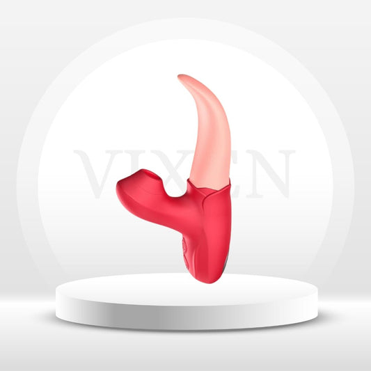 SensaTongue 10 - Mode Licking & Suction Vibrator - Vixen | Nova Network