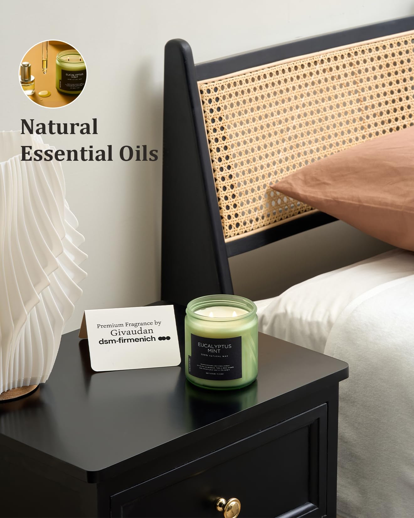 Sensual Eucalyptus Mint Massage Candle - Vixen | Nova Network