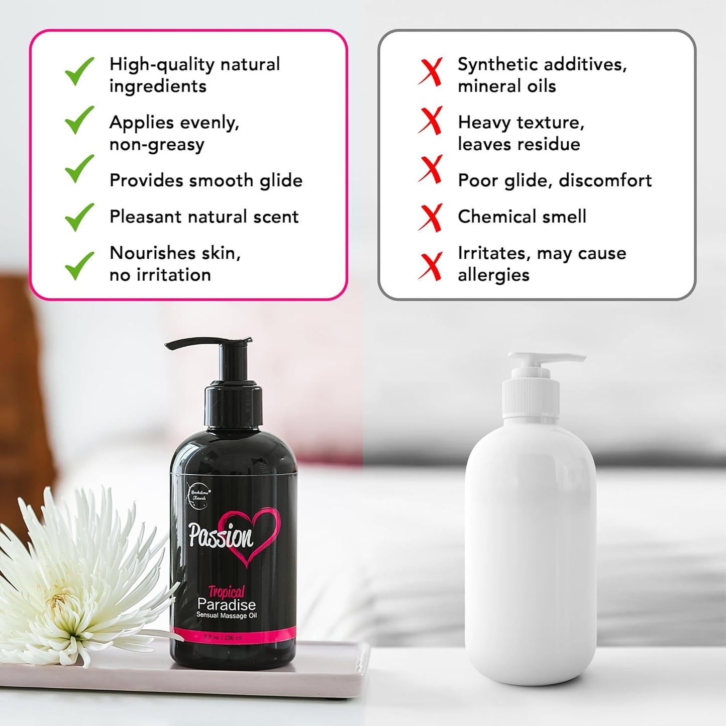 Sensual Massage Oil – Tropical Paradise Scent - Vixen | Nova Network