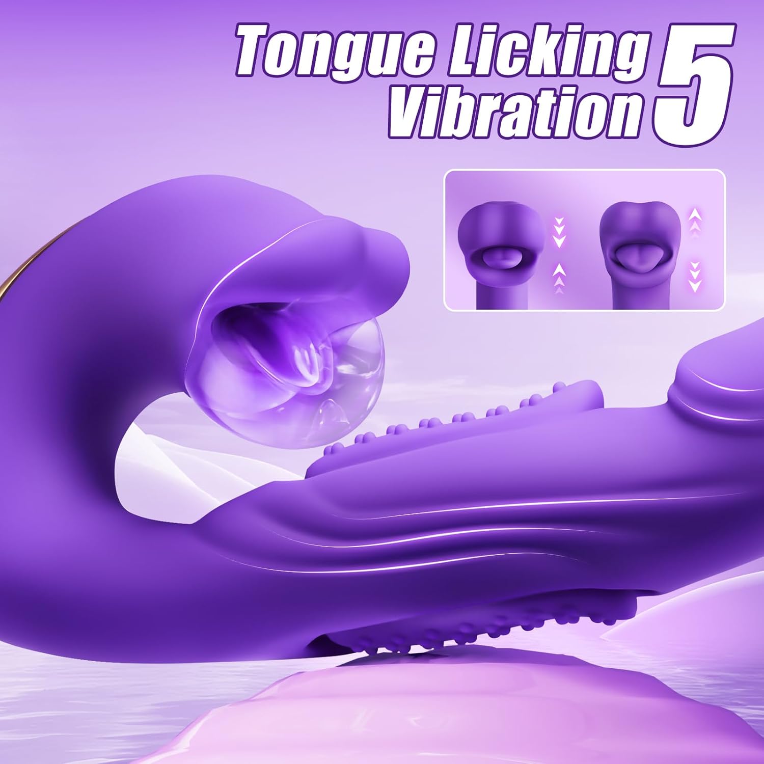 SensuBloom 4 - in - 1 Vibe – Taps, Sucks, Licks, Vibes - Vixen | Nova Network