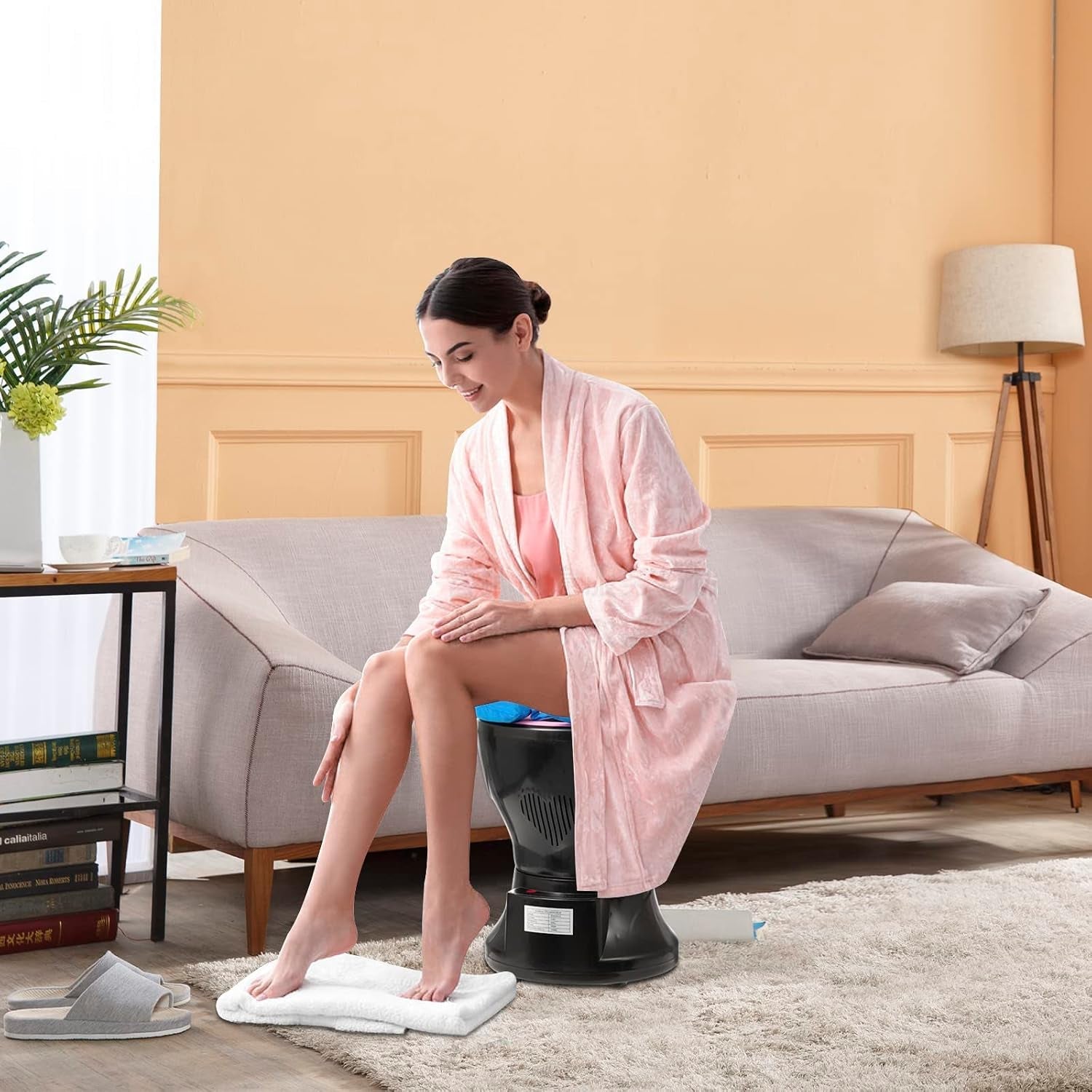 SereneEmber Electric V Steam Seat with Touch & Remote Control - Vixen Adult Playroom