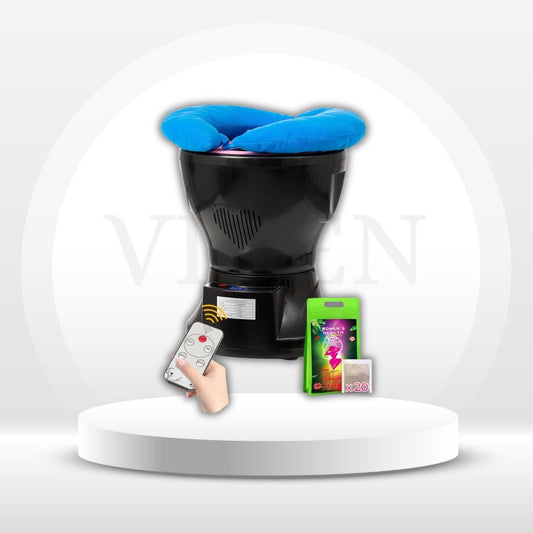 SereneEmber Electric V Steam Seat with Touch & Remote Control - Vixen Adult Playroom