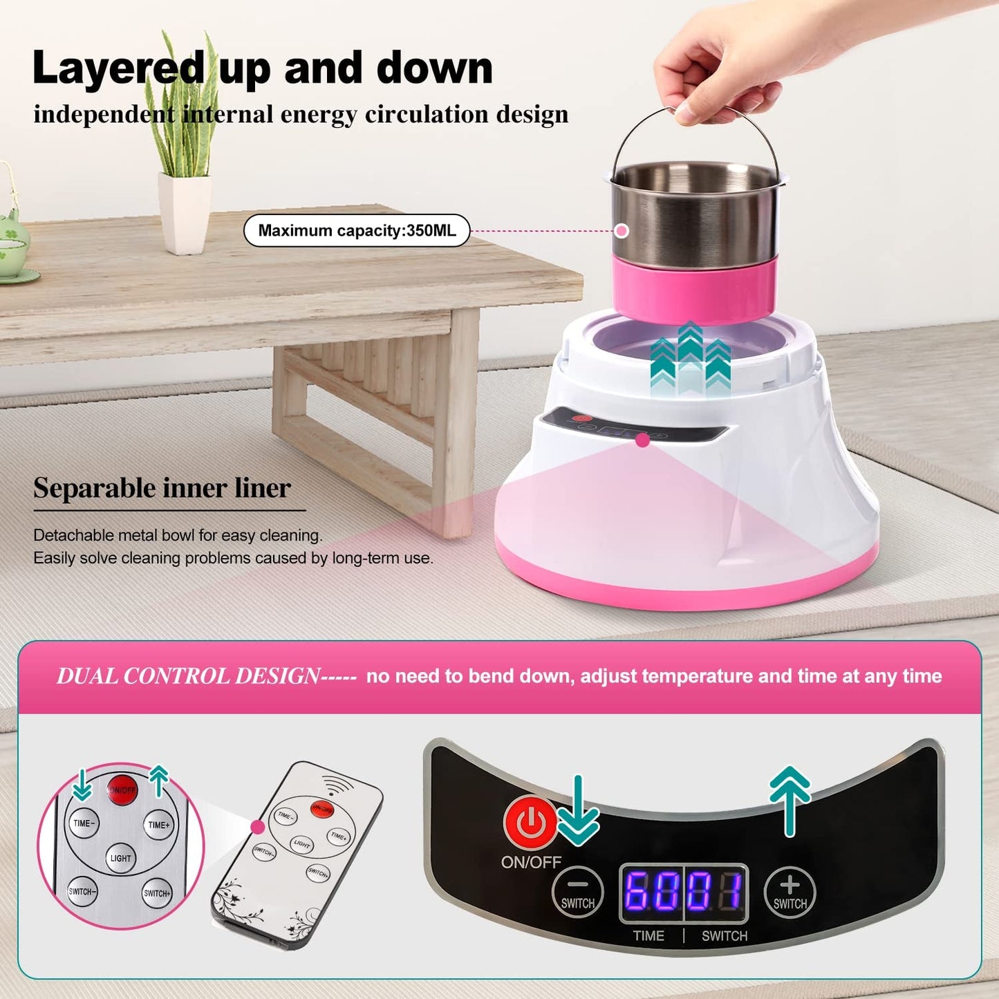 SereneHalo Electric Vaginal Steam Kit - Vixen Adult Playroom