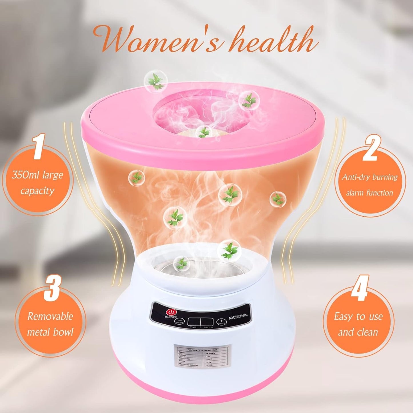 SereneMist Electric Vaginal Steam Kit - Vixen Adult Playroom