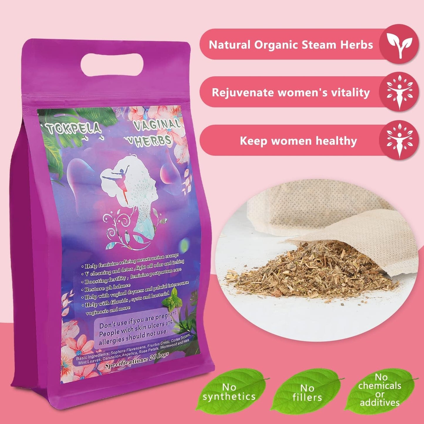 SereneSeat Yoni Vaginal Steam Kit, Remote & 20 Herb Bags - Vixen Adult Playroom
