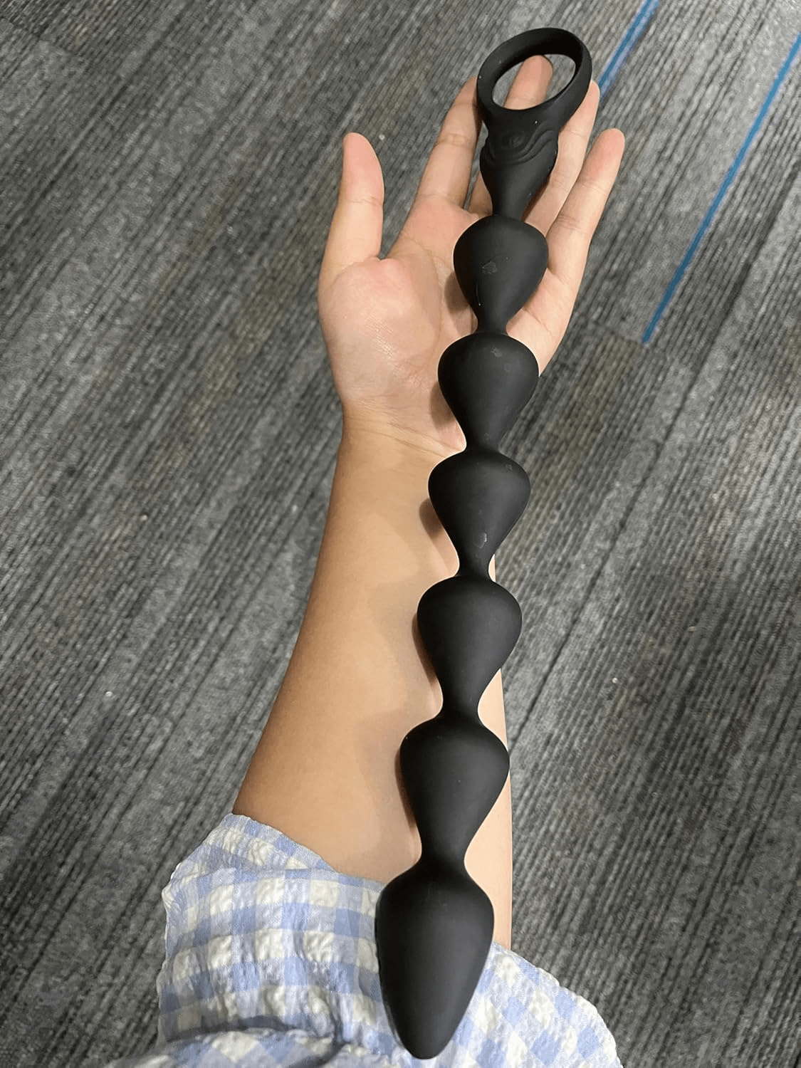 SerpentineBead 14.4" Vibrating Anal Beads – 3 Motors, 10 Modes - Vixen Adult Playroom