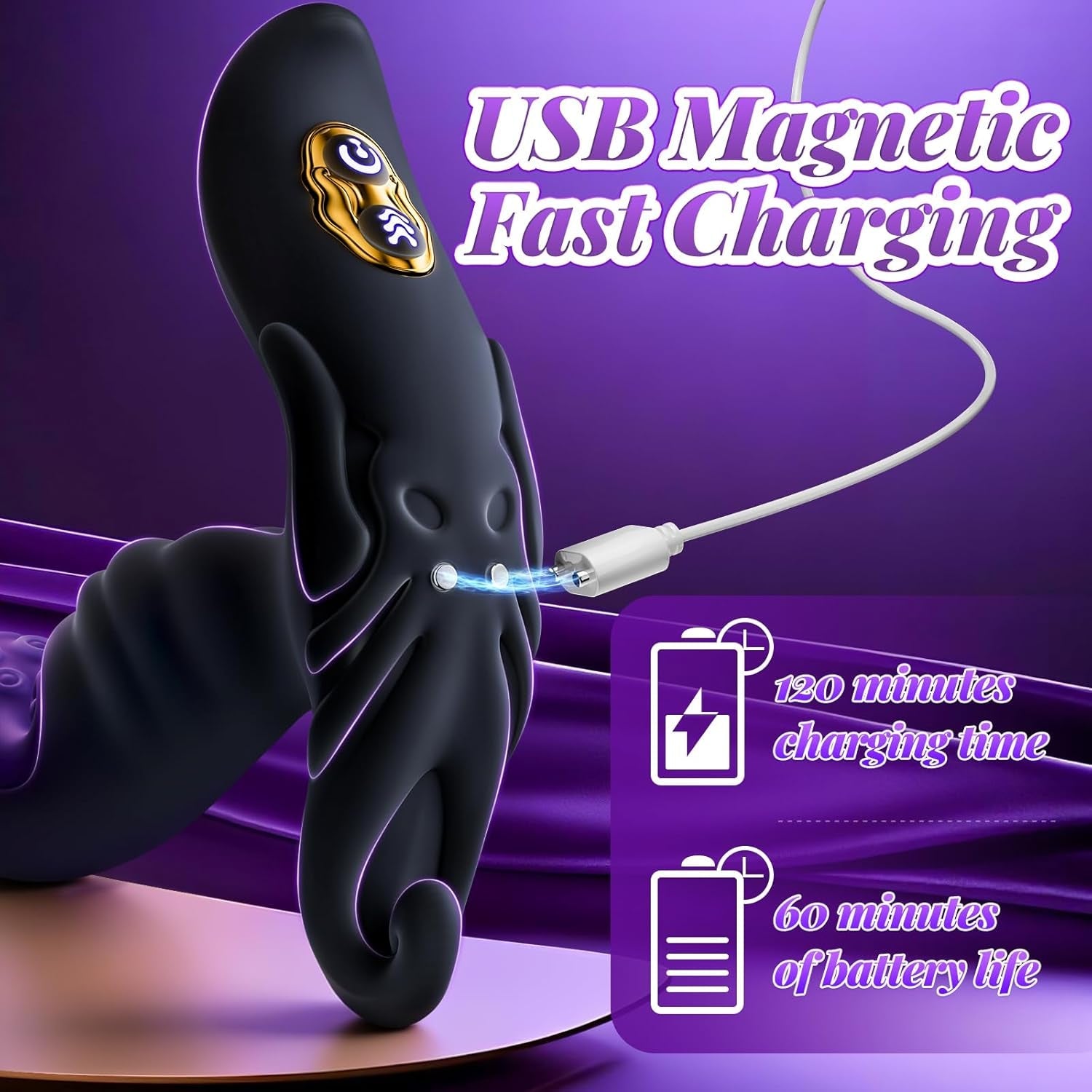 SerpentWave App - Control Wriggling Prostate Massager - Vixen | Nova Network