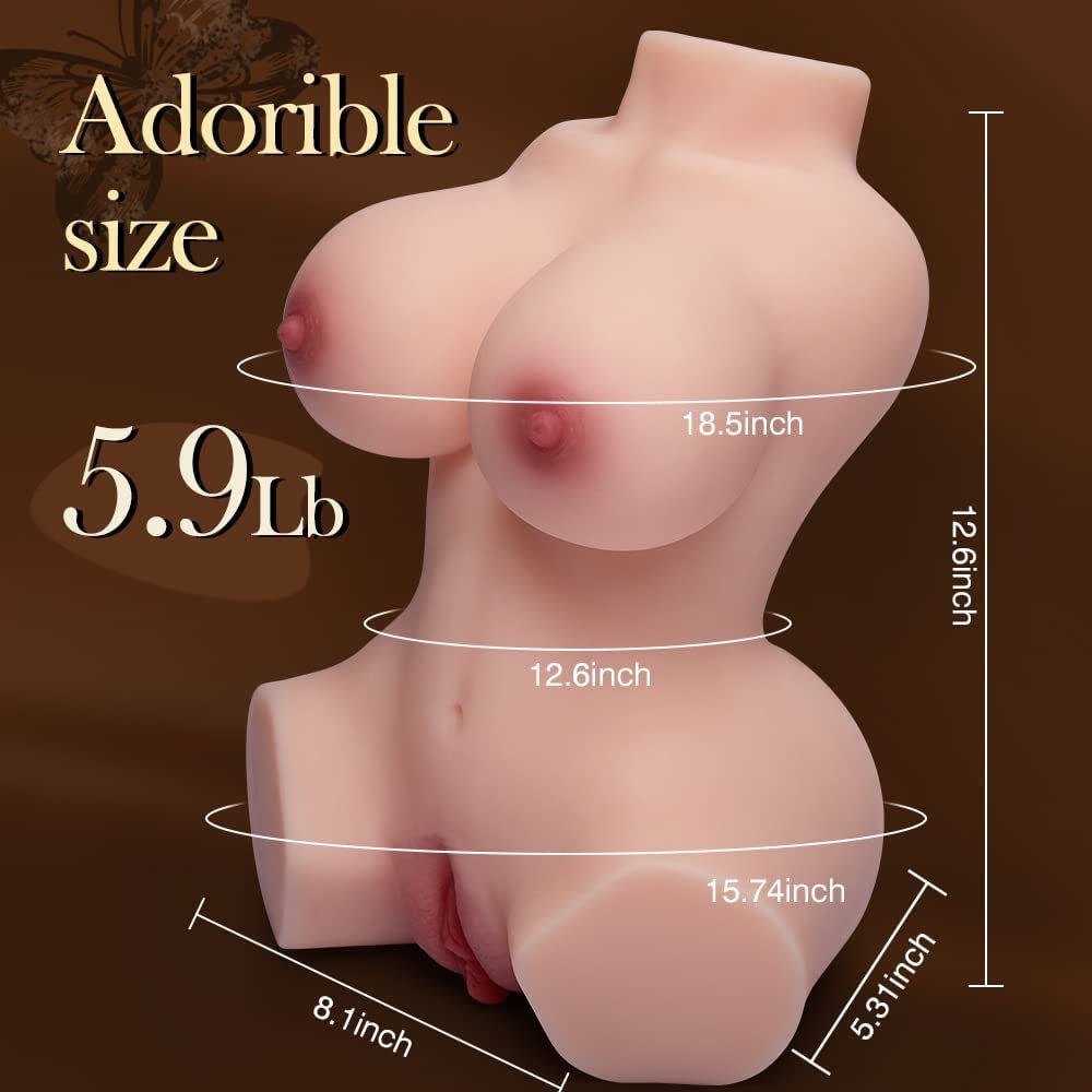 Sex Doll Male Masturbator with Realistic Boobs Vagina and Anal, 3 in 1 Torso Masturbator Love Doll Pocket Pussy with Built - In Spine 5.9Lb Pussy Ass Male Sex Toy for Men Masturbation - Vixen | Nova Network