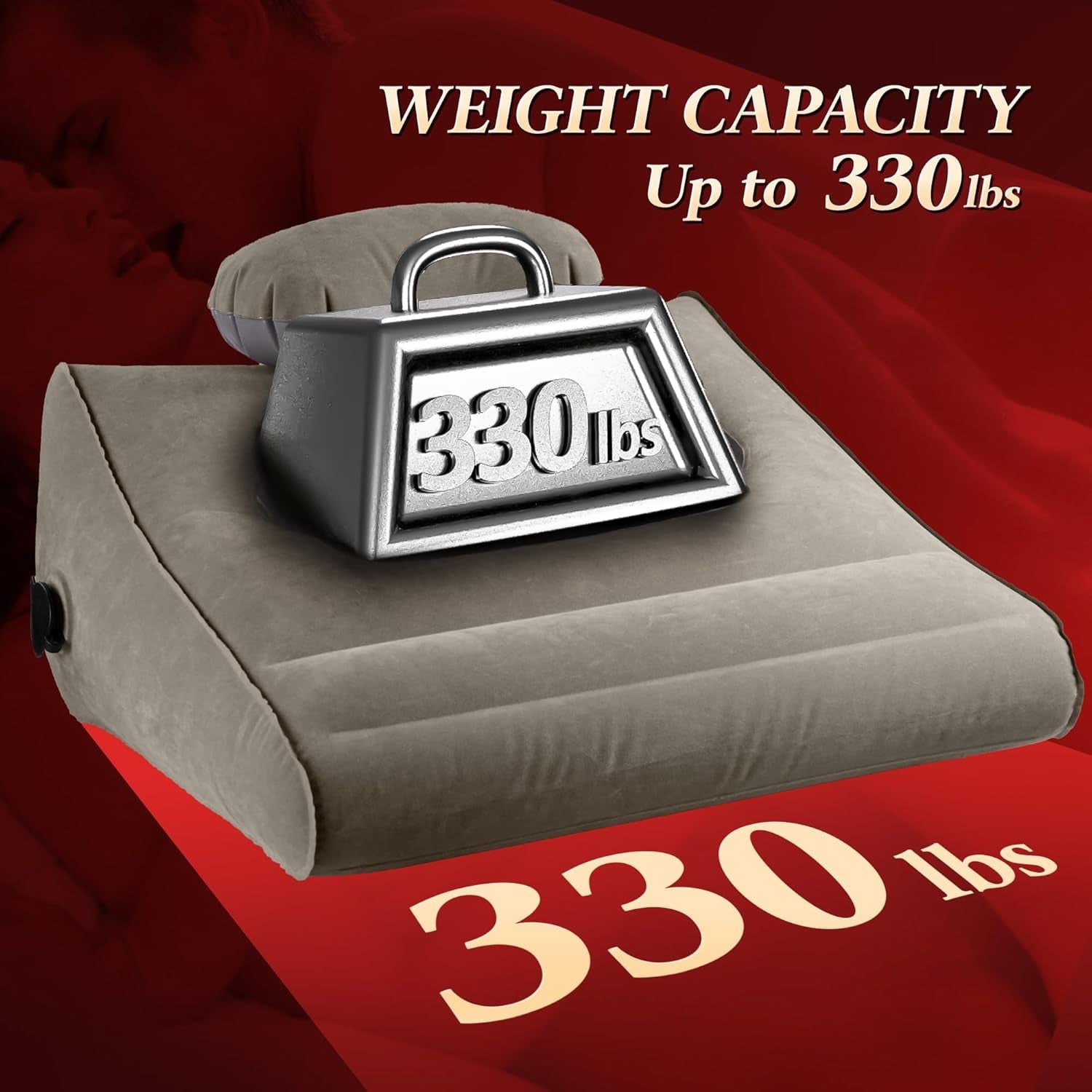 Sex Toys Adult Toys, Sex Pillow Position Cushion Triangle Inflatable Position Pillow, Couples Sex Toys Sex Wedge Velvet Pillow for Bedroom, Sex Accessories for Men Women Couples - Vixen | Nova Network