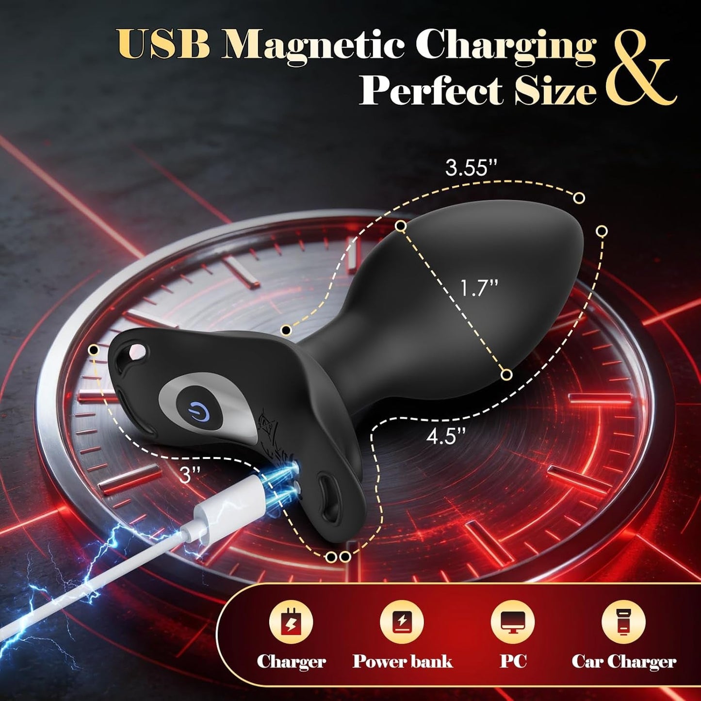 ShadowLock Wearable Prostate Plug with Remote Control - Vixen | Nova Network