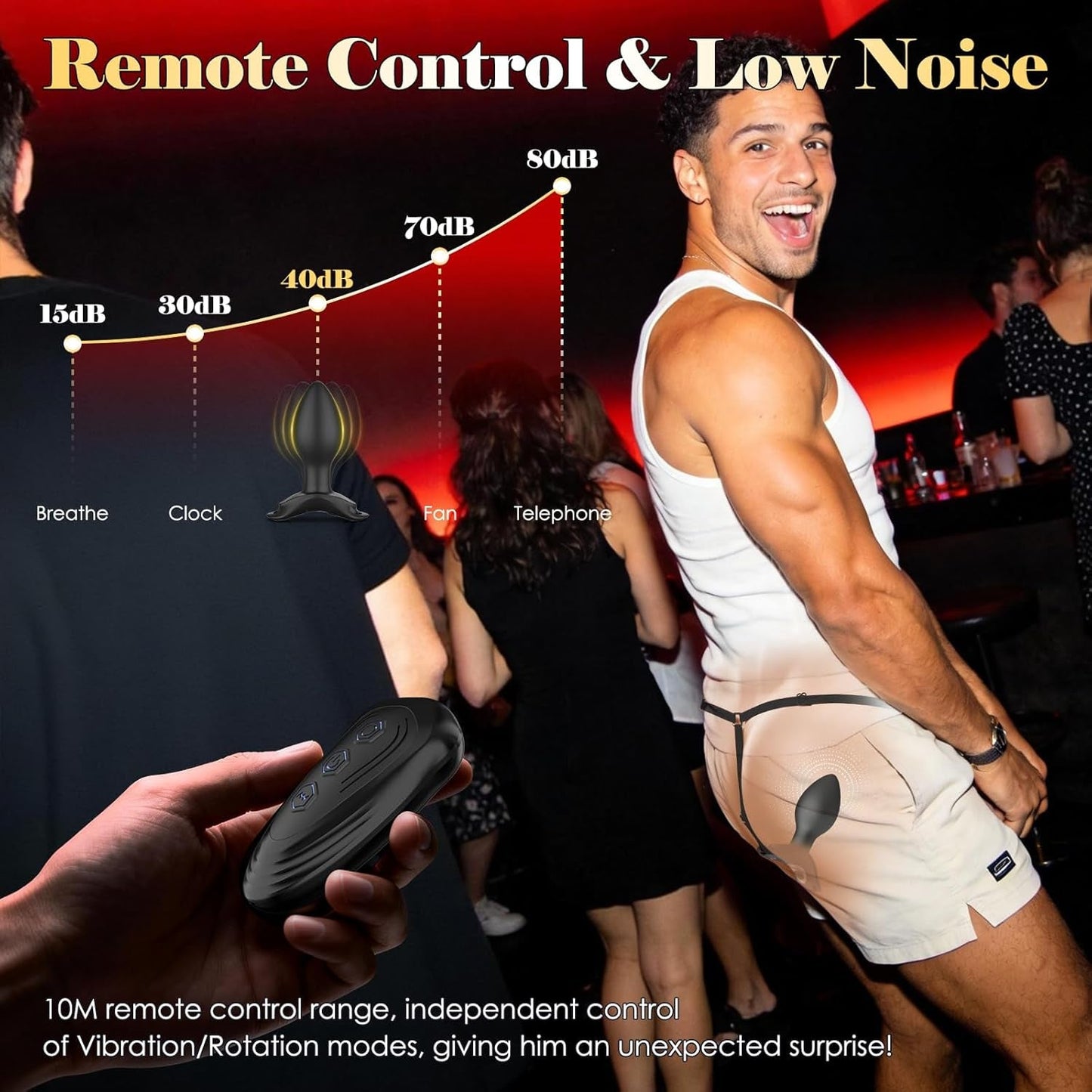 ShadowLock Wearable Prostate Plug with Remote Control - Vixen | Nova Network