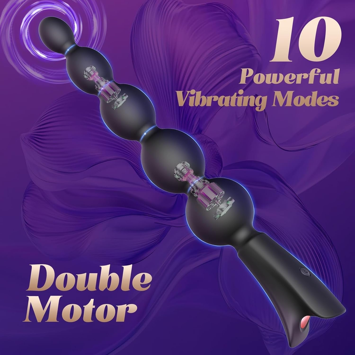 ShadowTrail Vibrating Anal Beads Prostate Massager - Vixen | Nova Network