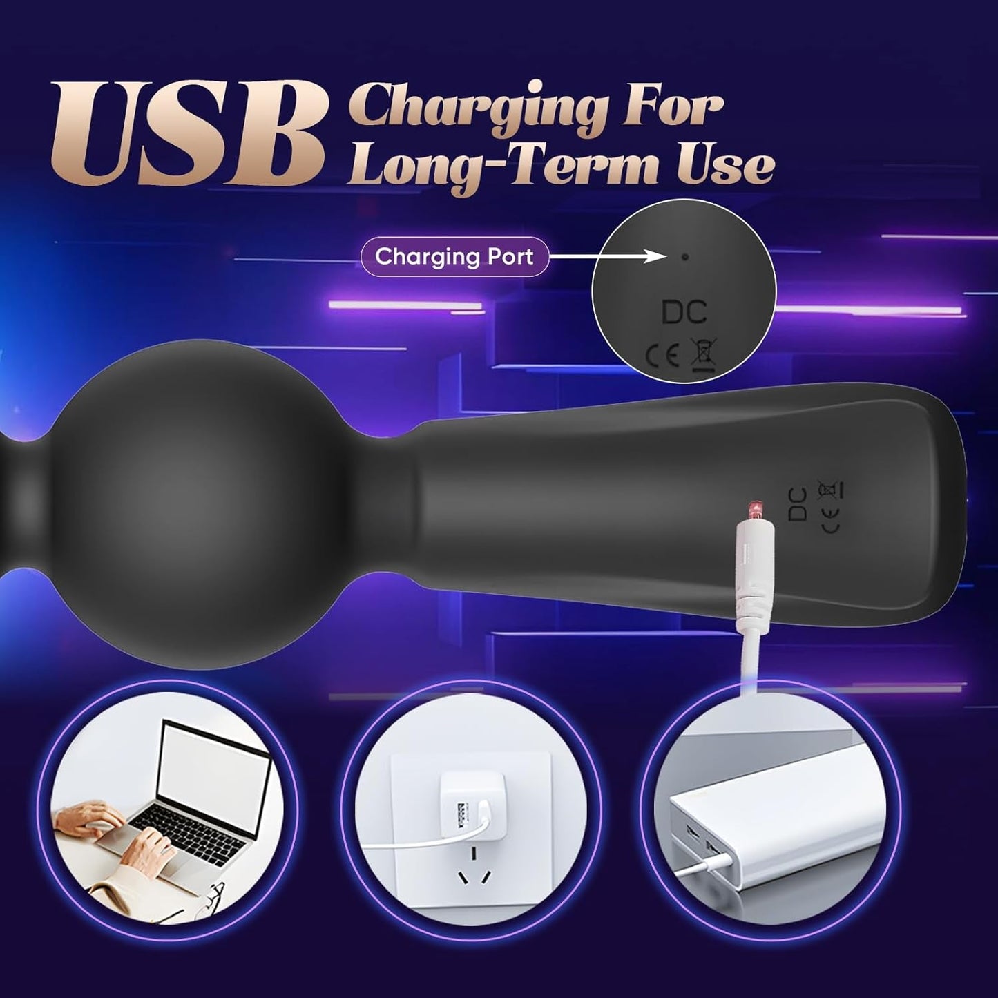 ShadowTrail Vibrating Anal Beads Prostate Massager - Vixen | Nova Network
