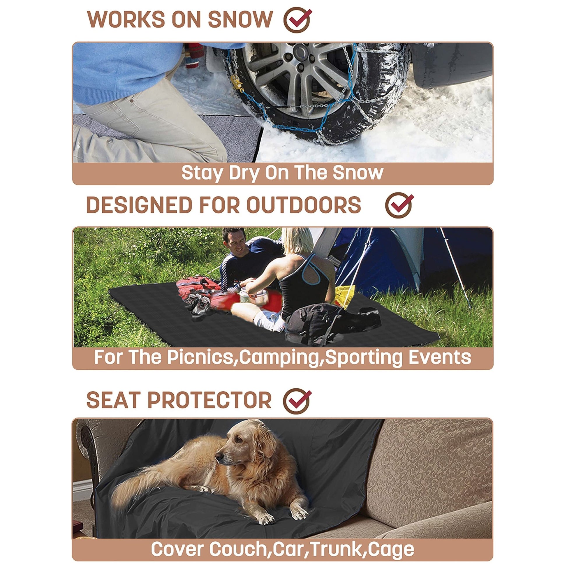 Sherpa Waterproof Intimate Adventure Blanket - Vixen | Nova Network