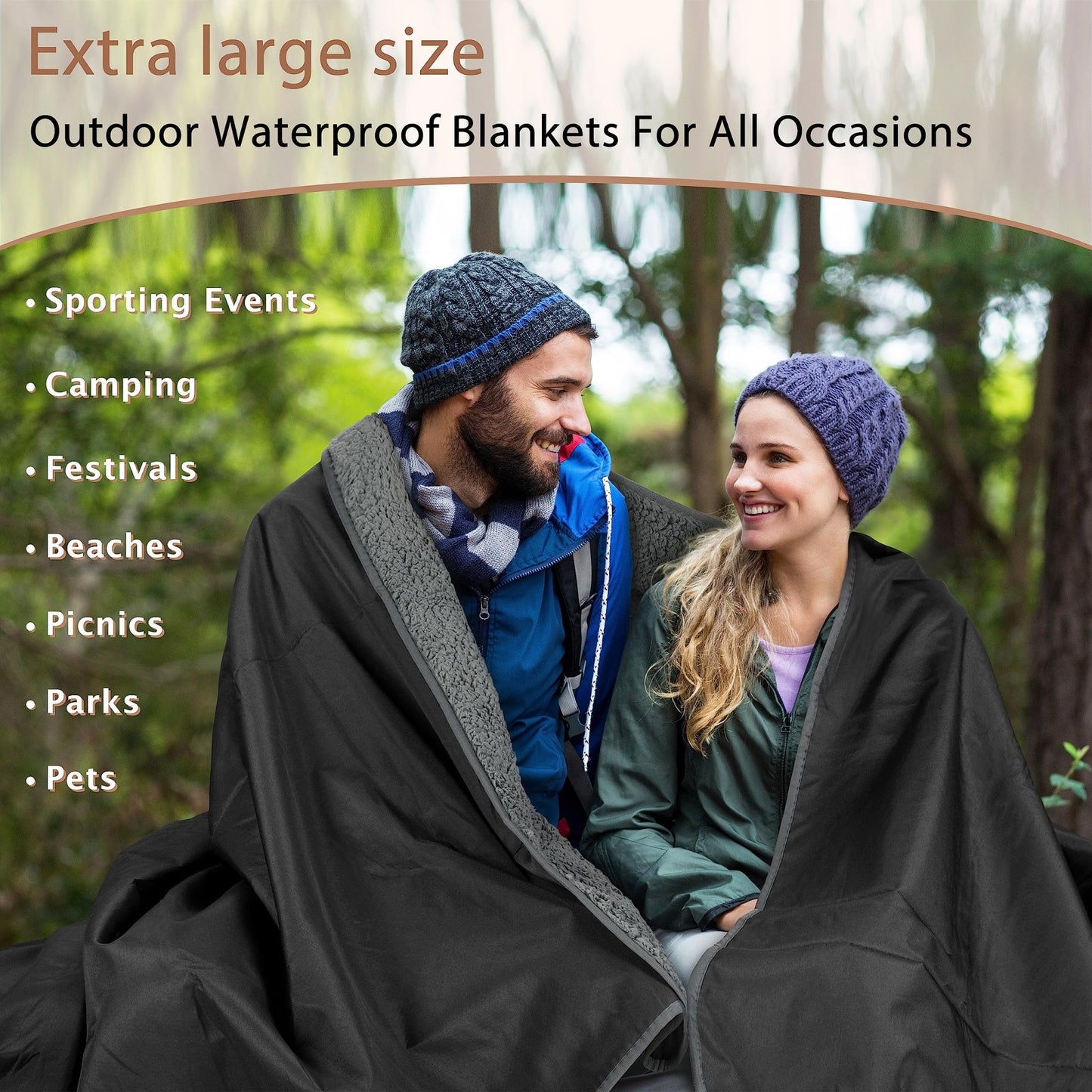 Sherpa Waterproof Intimate Adventure Blanket - Vixen | Nova Network