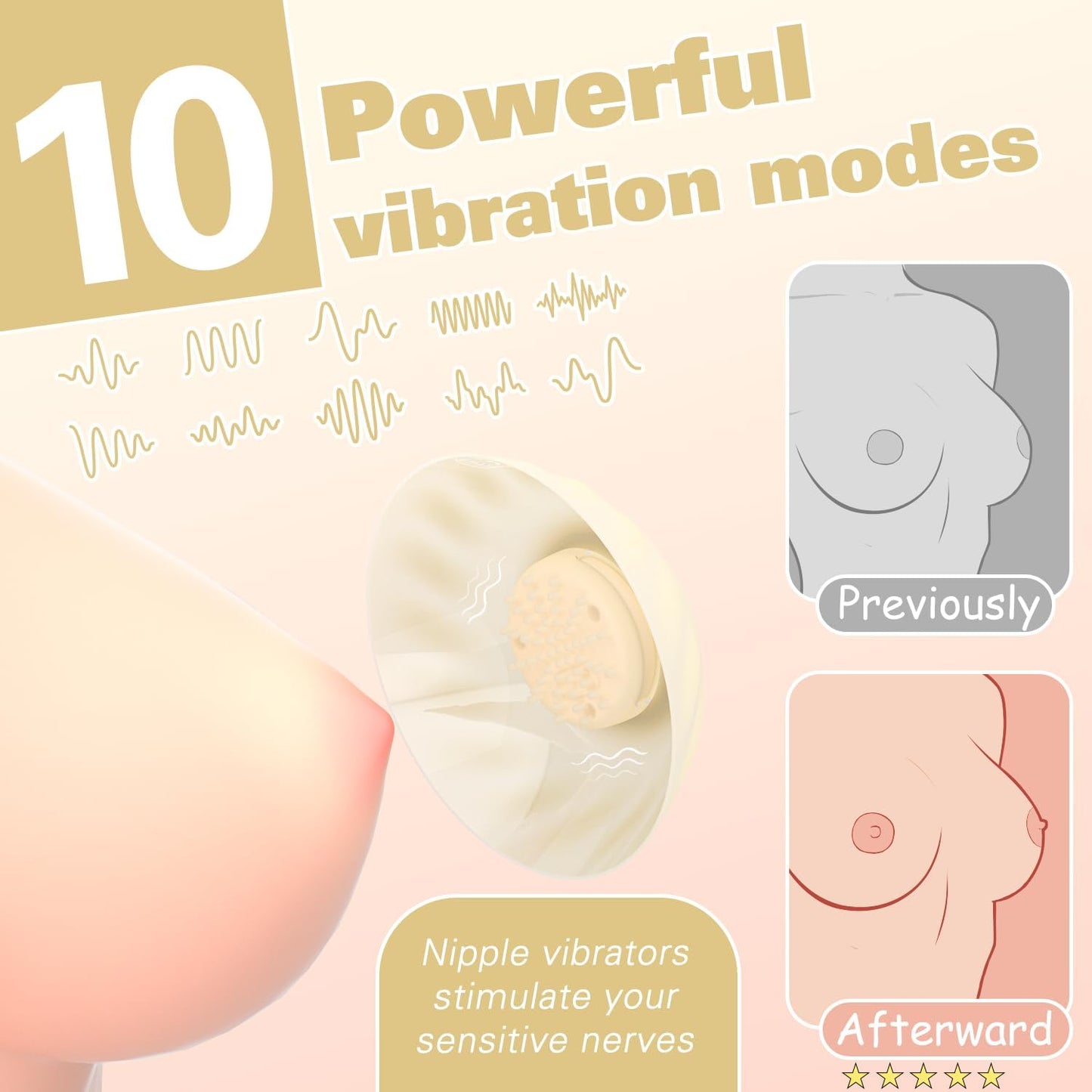 SilkCurrent Remote - Controlled Nipple Vibrators - Vixen | Nova Network