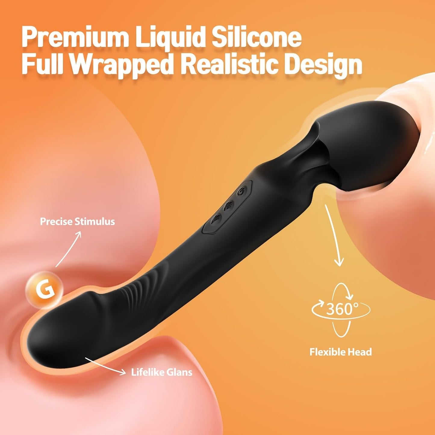 SilkFlex 4 - in - 1 Dual Wand Vibrator - Vixen | Nova Network