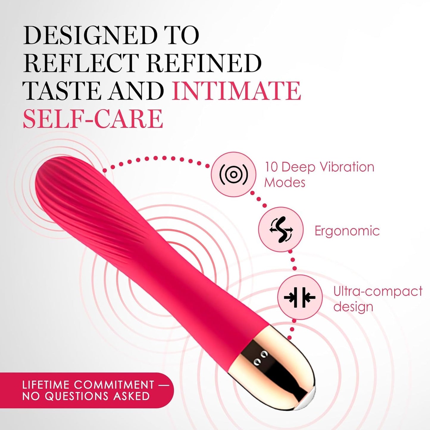 SilkRipple Textured Wand Vibrator - Vixen | Nova Network