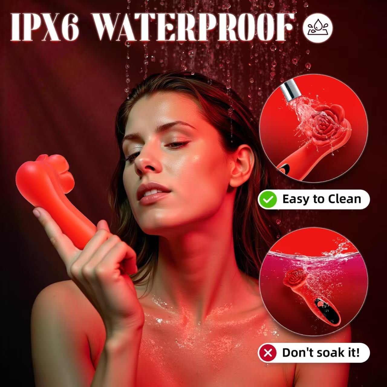 SilkWhisper LCD Mini Clit & Nipple Wand Vibrator - Vixen | Nova Network