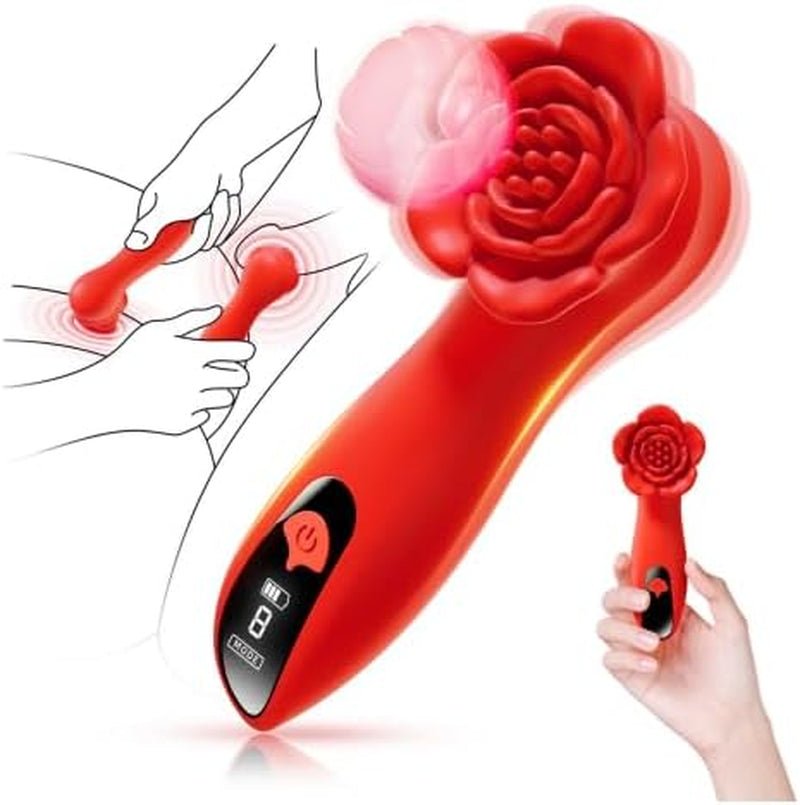 SilkWhisper LCD Mini Clit & Nipple Wand Vibrator - Vixen | Nova Network