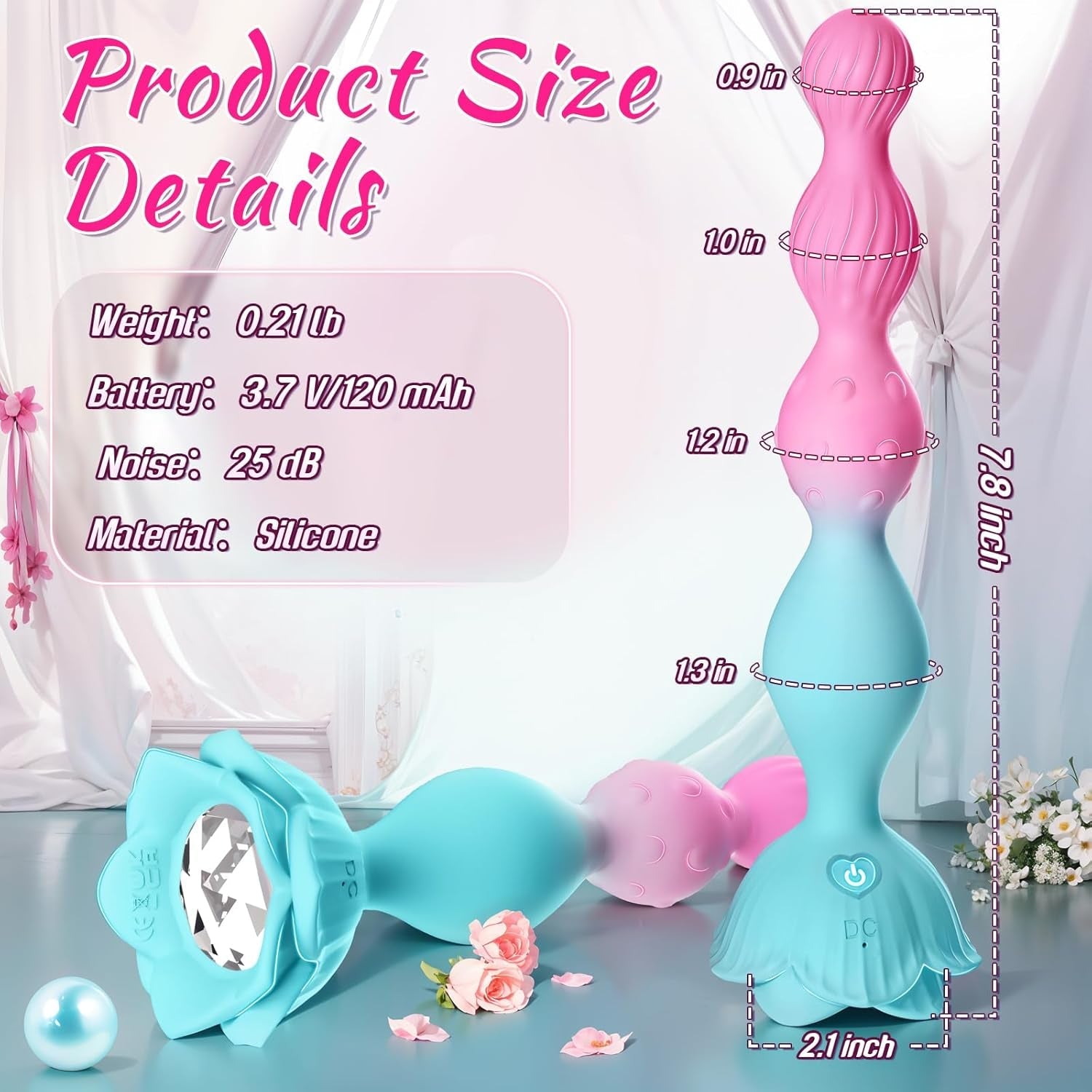 SirenLine Vibrating Anal Beads & Prostate Massager - Vixen | Nova Network
