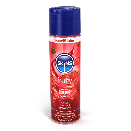 Skins Strawberry Flavored Lube Gel - Flavored Adult Lube for Oral and Fruity Edible Lubricants - Vixen | Nova Network