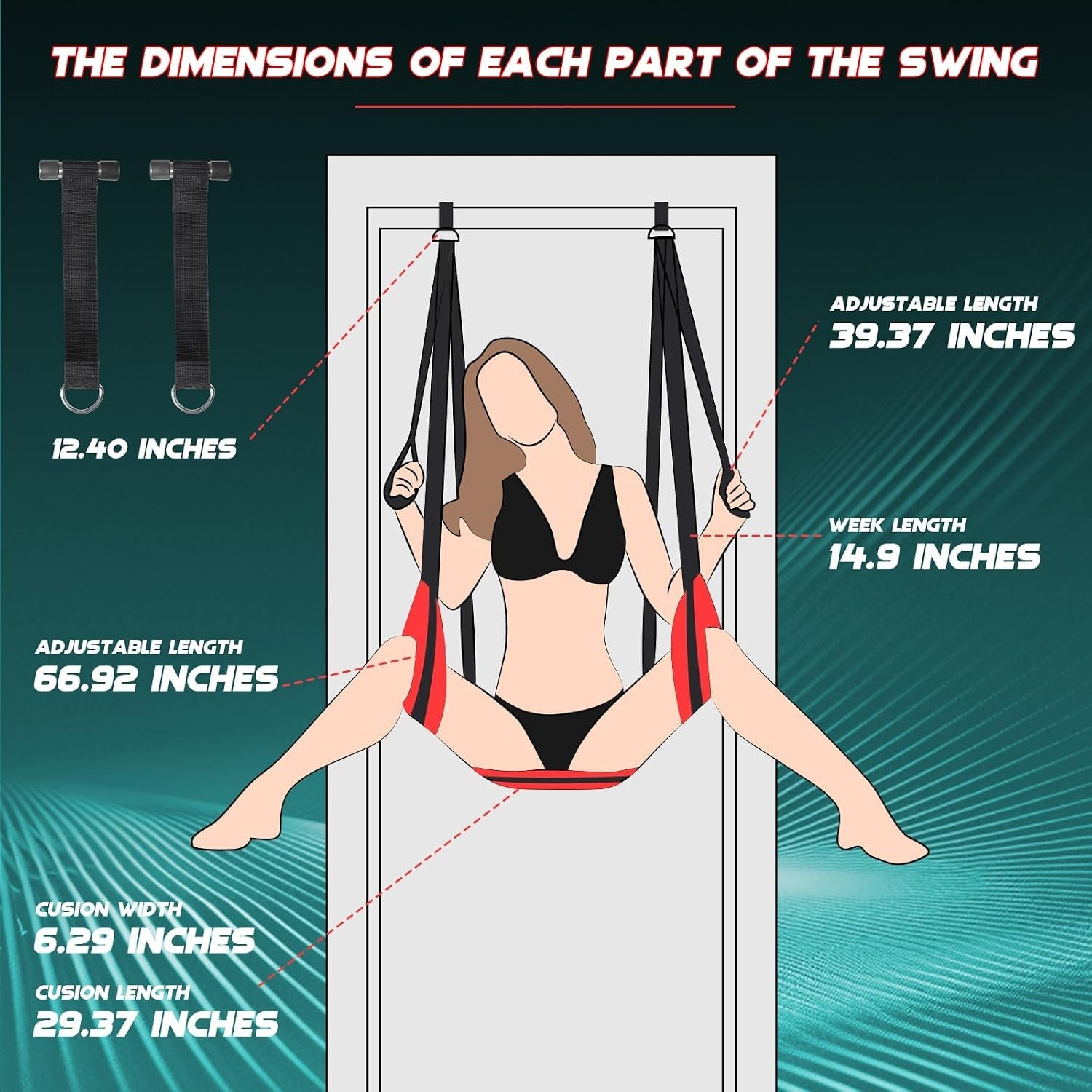 SkyBound 360° Rotating Sex Swing Padded Sling - Vixen | Nova Network