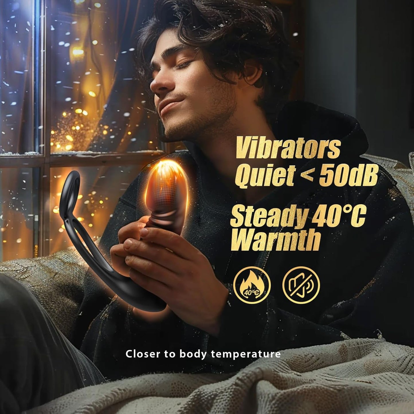 SlateOrbit Thrusting Prostate Massager Cock Ring 7 Modes - Vixen | Nova Network