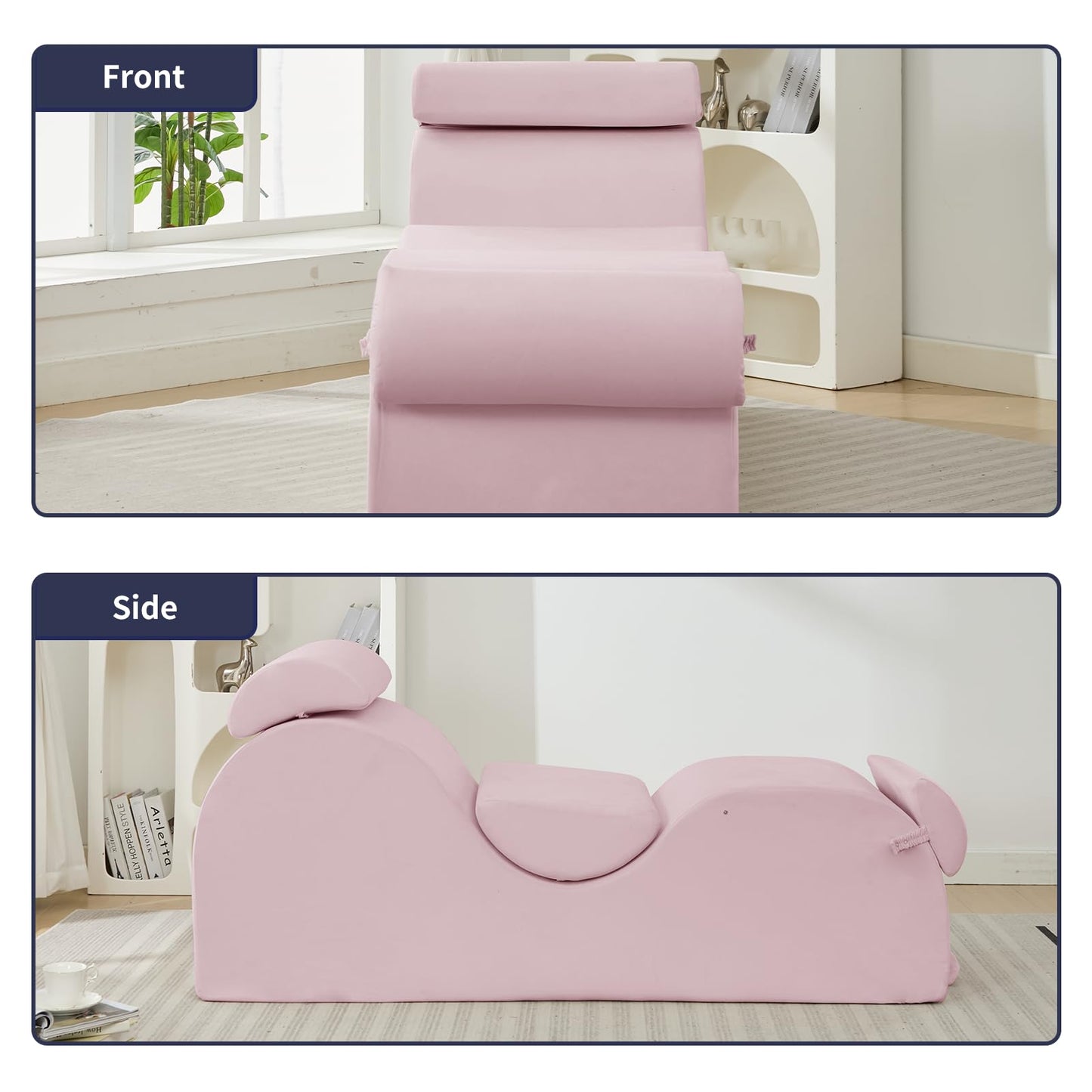 Sleek Pink Intimate Sex Lounge Chair - Vixen | Nova Network