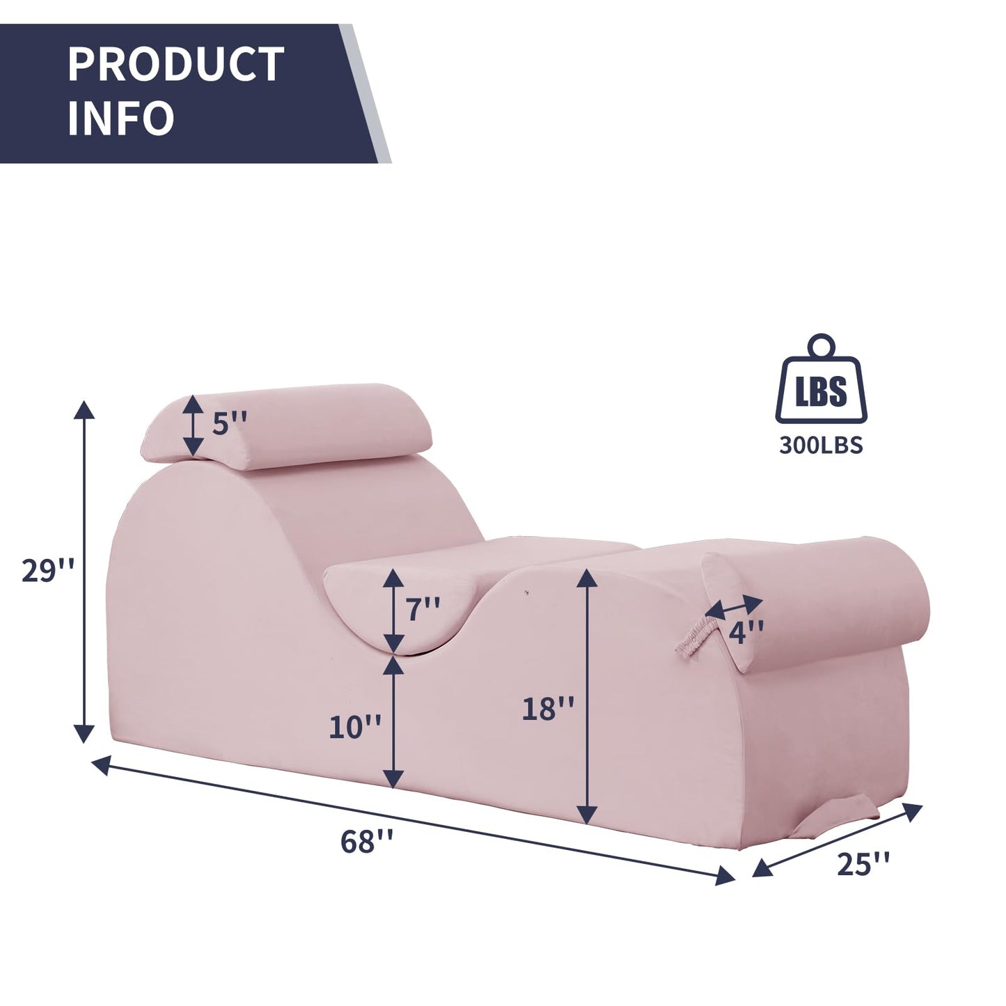 Sleek Pink Intimate Sex Lounge Chair - Vixen | Nova Network