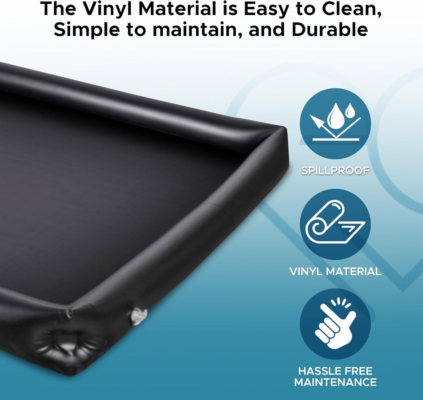 SlickTide Inflatable Sex Sheet with Raised Sides - Vixen | Nova Network