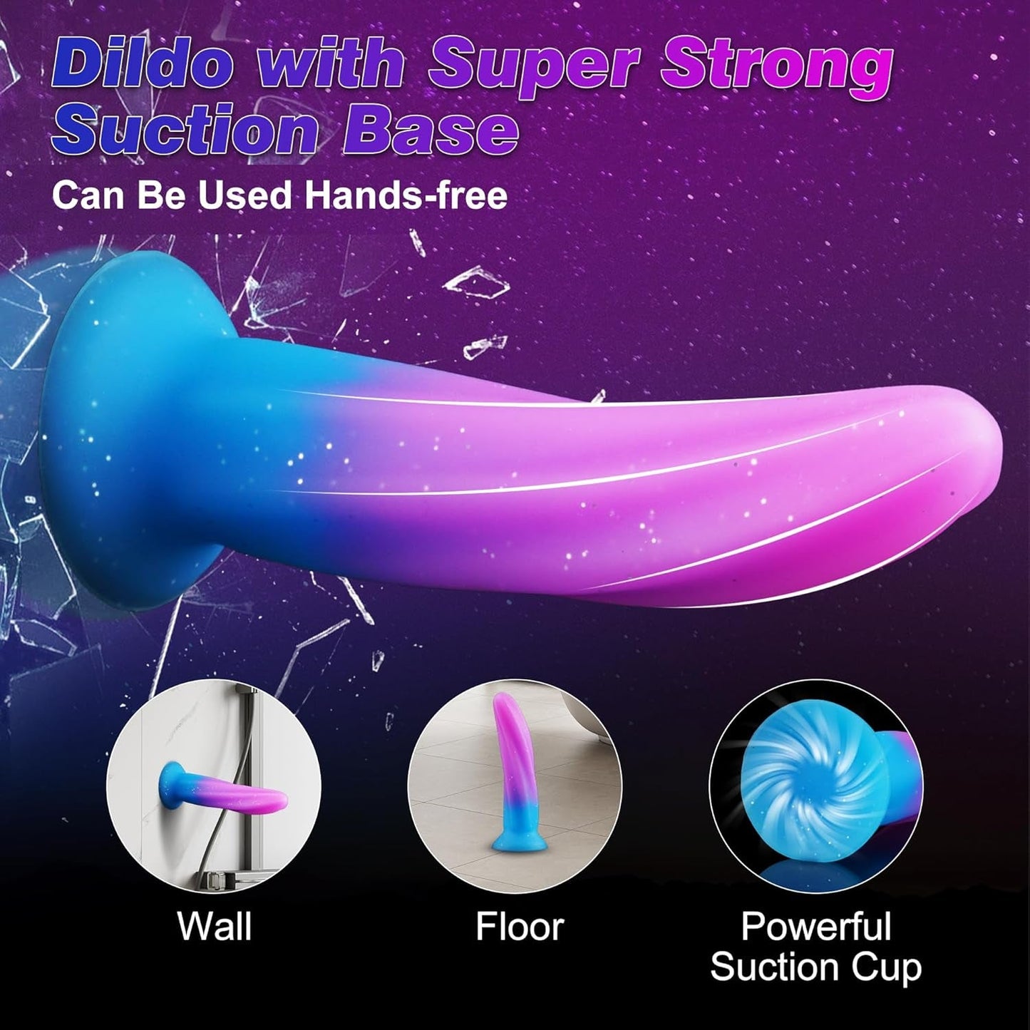 SlimGlide 6" Slim Silicone Beginner Dildo Suction Cup - Vixen | Nova Network