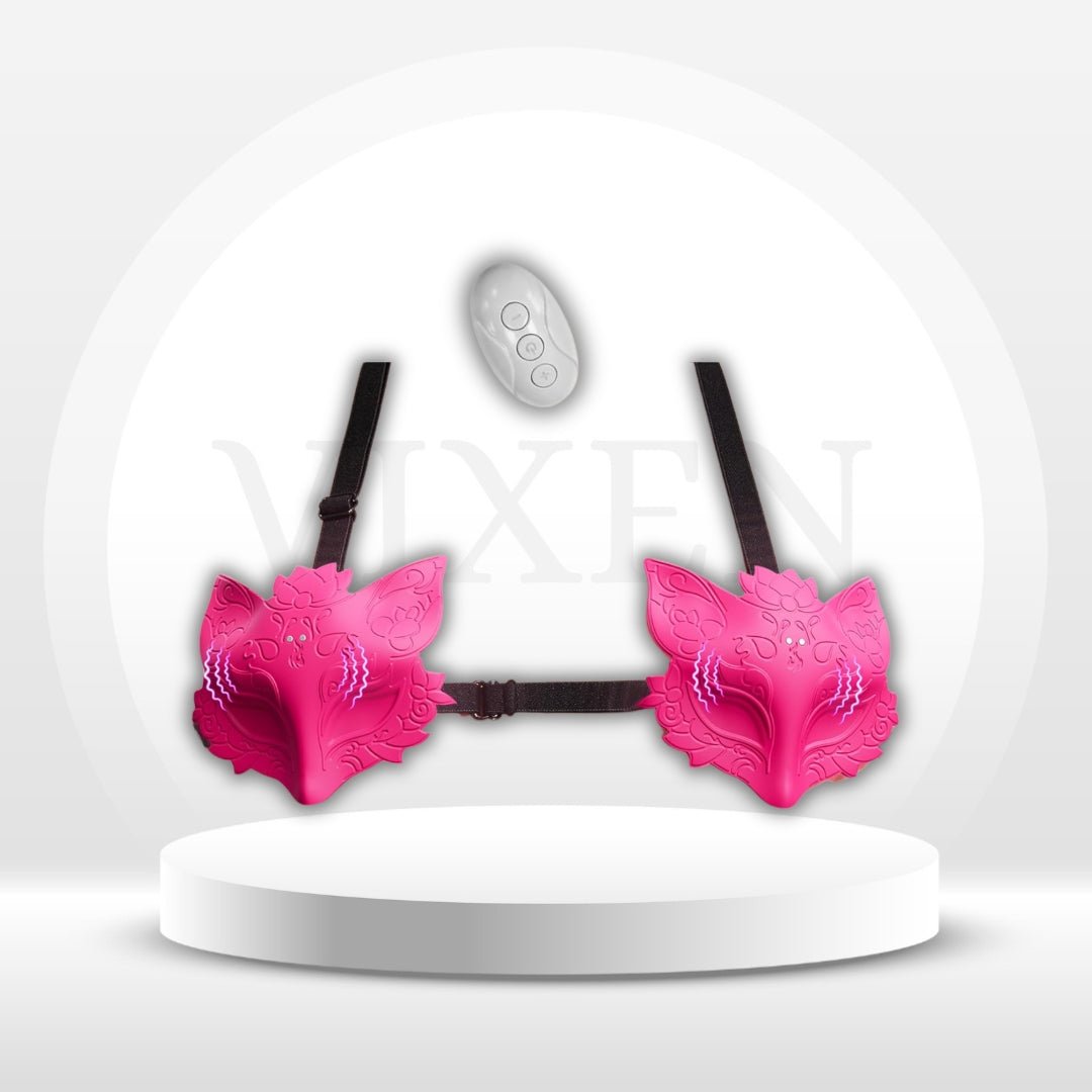 SlyFox Wearable Vibrating Nipple Pasties – Remote, 10 Modes - Vixen Adult Playroom