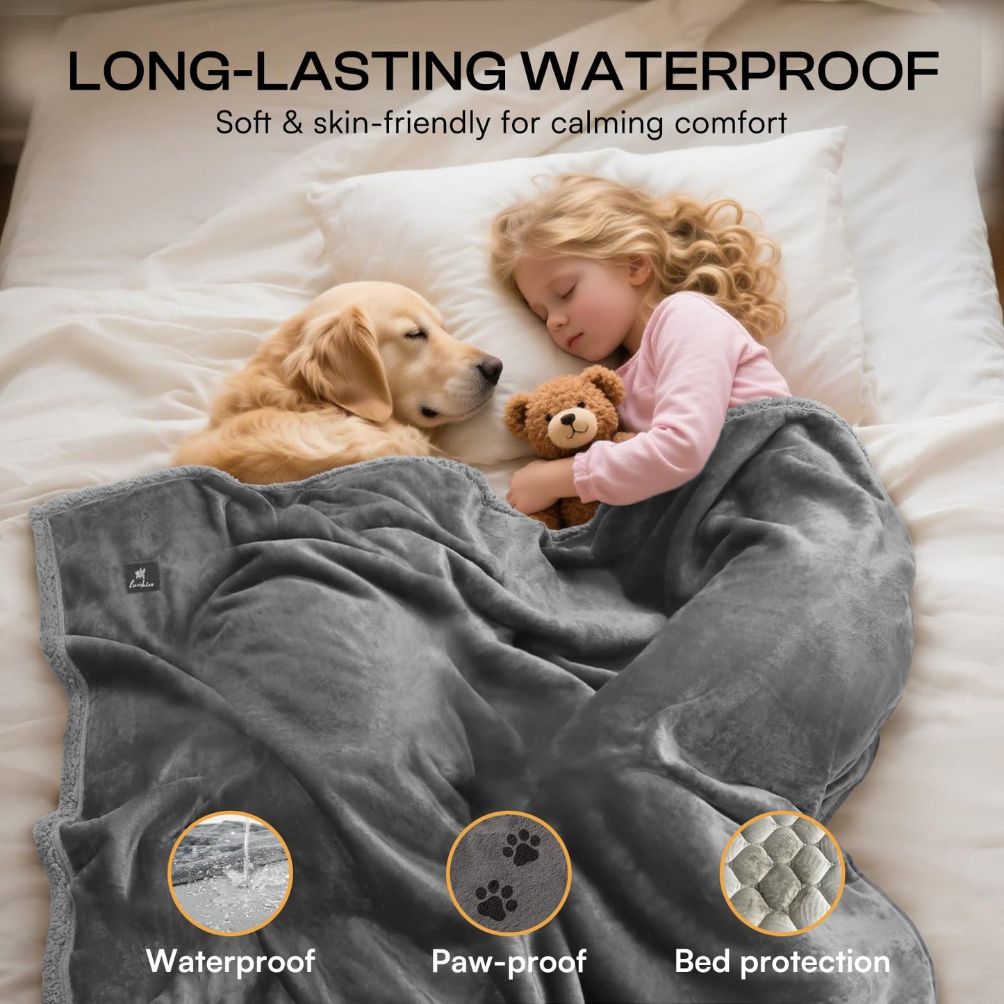 Soft Waterproof Sherpa Intimacy Throw Blanket - Vixen | Nova Network