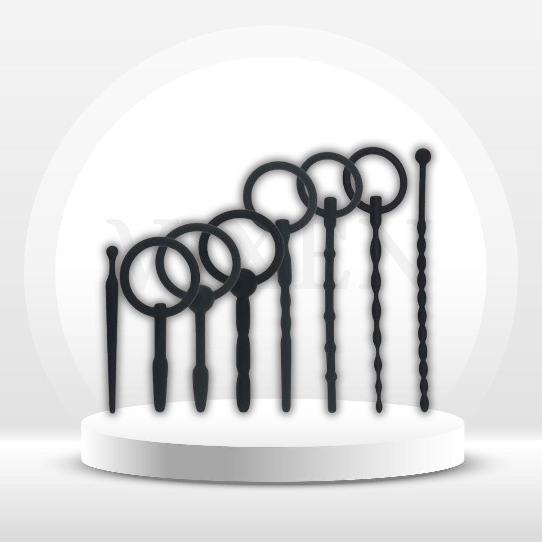 SoftEight 8-Piece Silicone Urethral Sound & Plug Set - Vixen | Nova Network