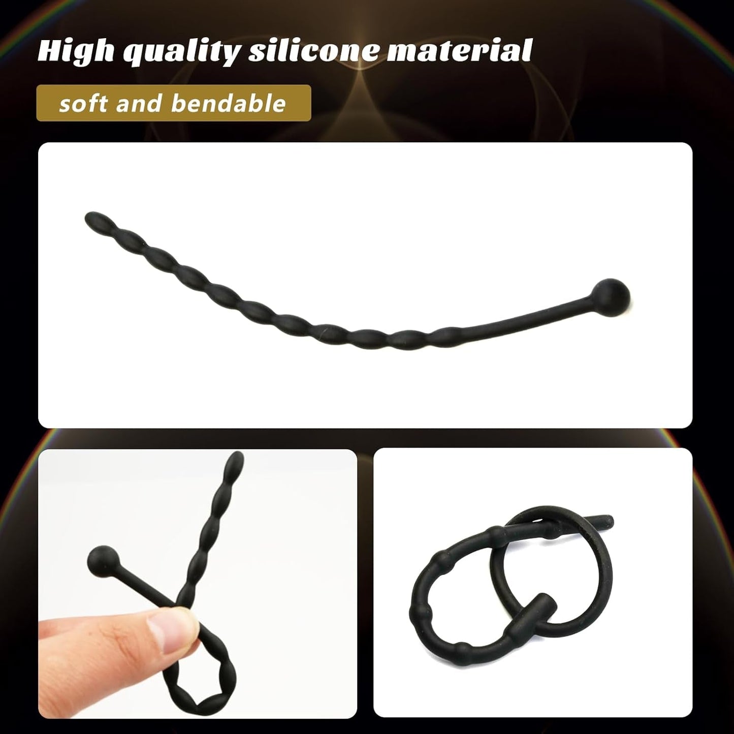 SoftEight 8-Piece Silicone Urethral Sound & Plug Set - Vixen | Nova Network