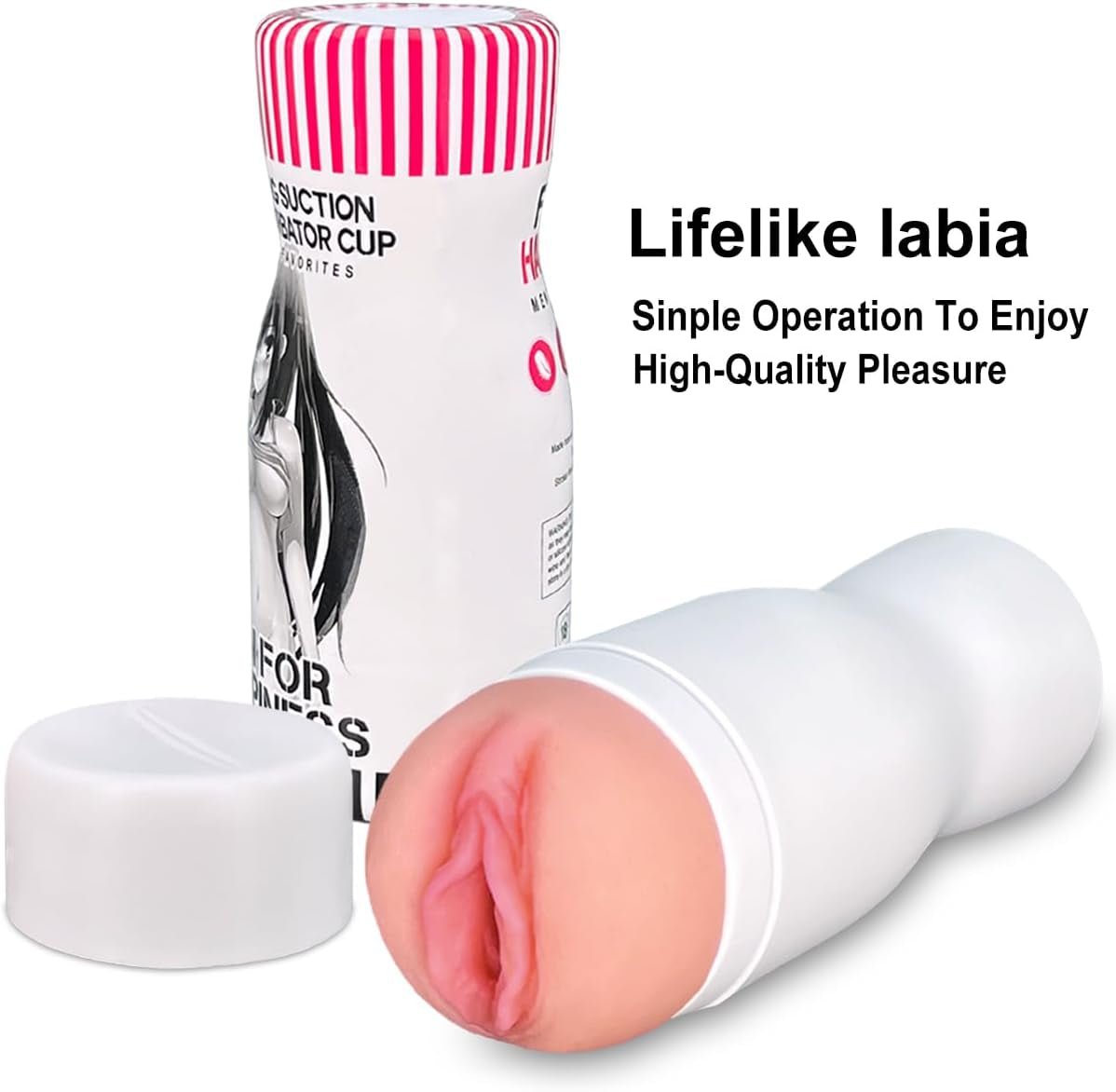 SoftGrip Realistic Pocket Pussy Male Stroker Cup - Vixen | Nova Network