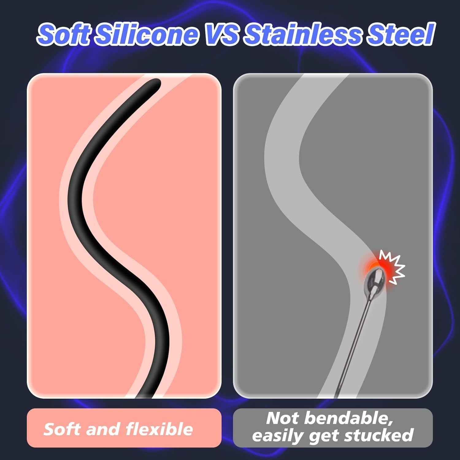 SoundStroke Male Vibrator & Urethral Sound Set - Vixen | Nova Network