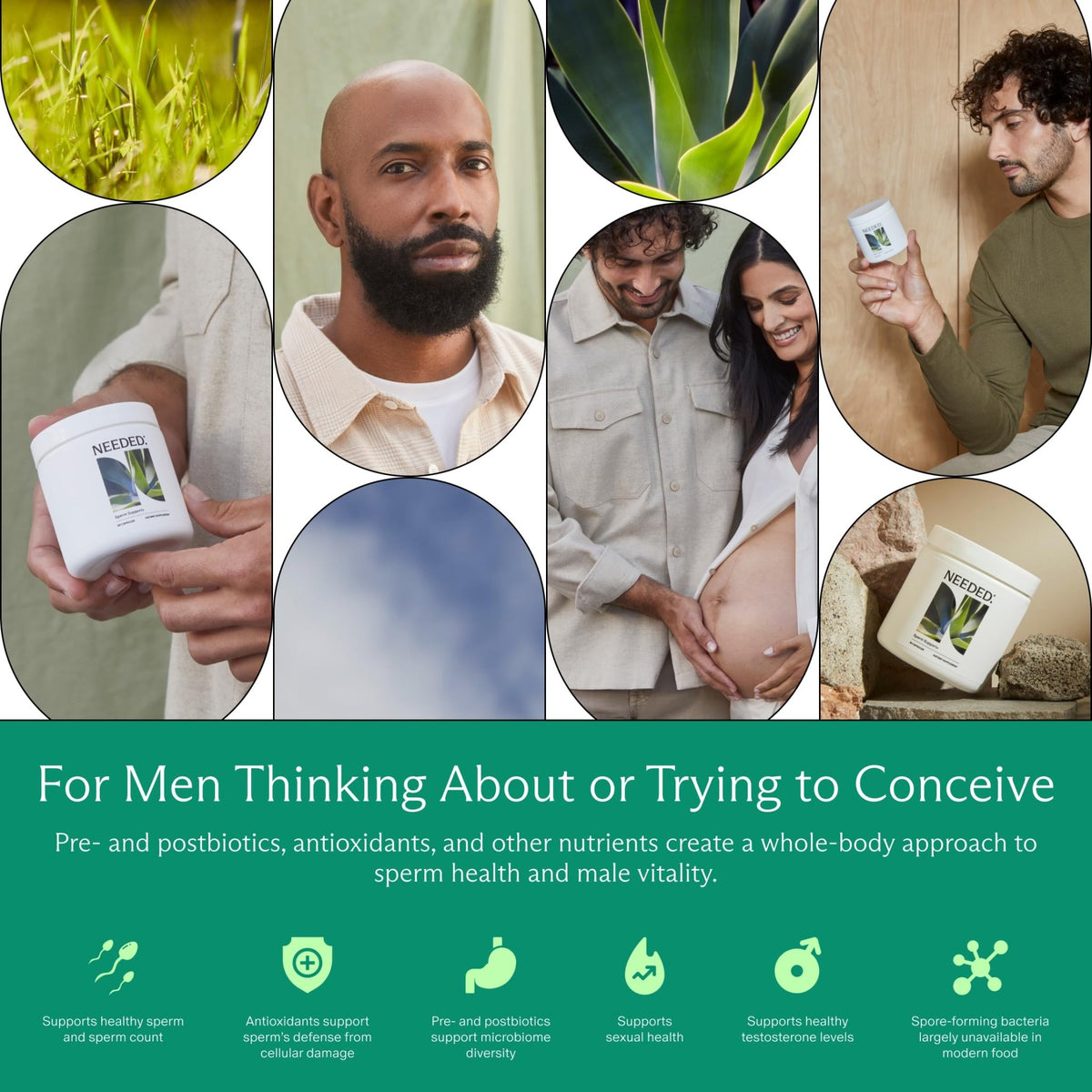 Sperm Support Men's Preconception Supplement | Needed. - Vixen Adult Playroom