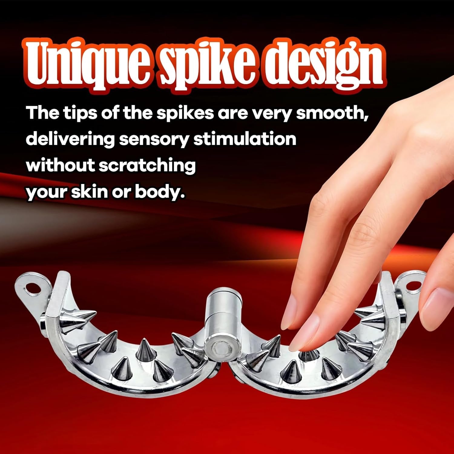 SpikeLock Stainless Steel CBT BDSM Ball Stretcher - Vixen | Nova Network