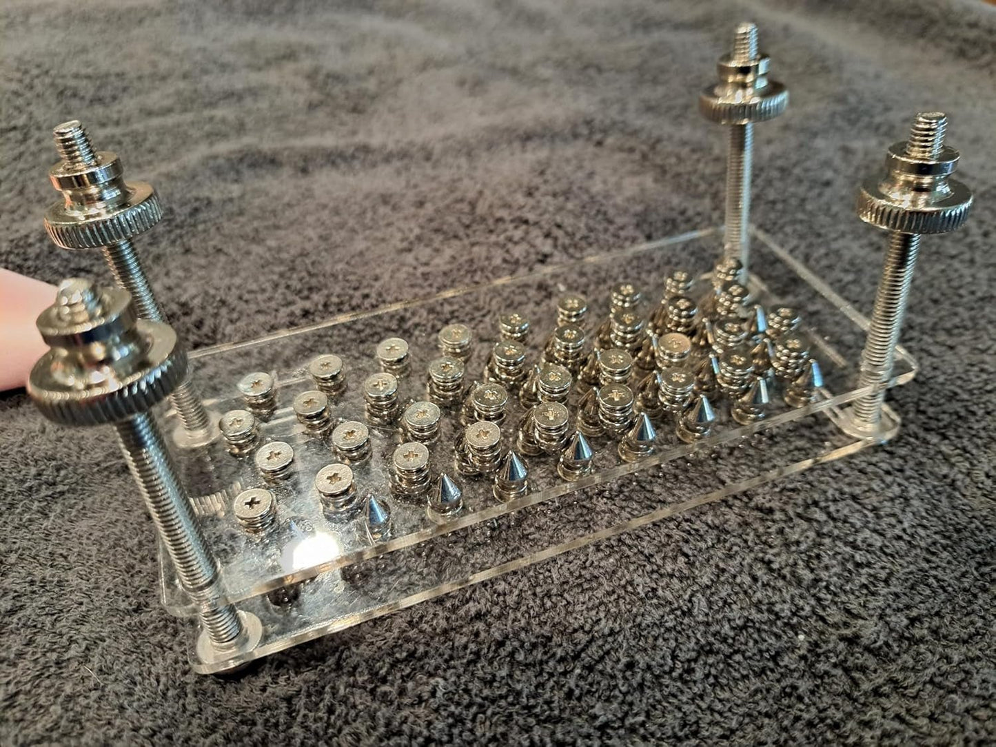 SpikeSplit Acrylic CBT BDSM Penis & Testicle Crusher - Vixen | Nova Network