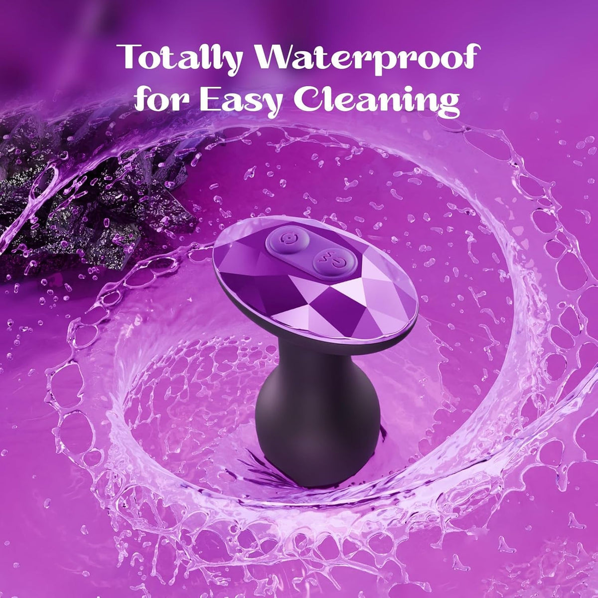Spin & Pulse Rotating Vibrating Butt Plug – Remote, 10 Modes - Vixen Adult Playroom