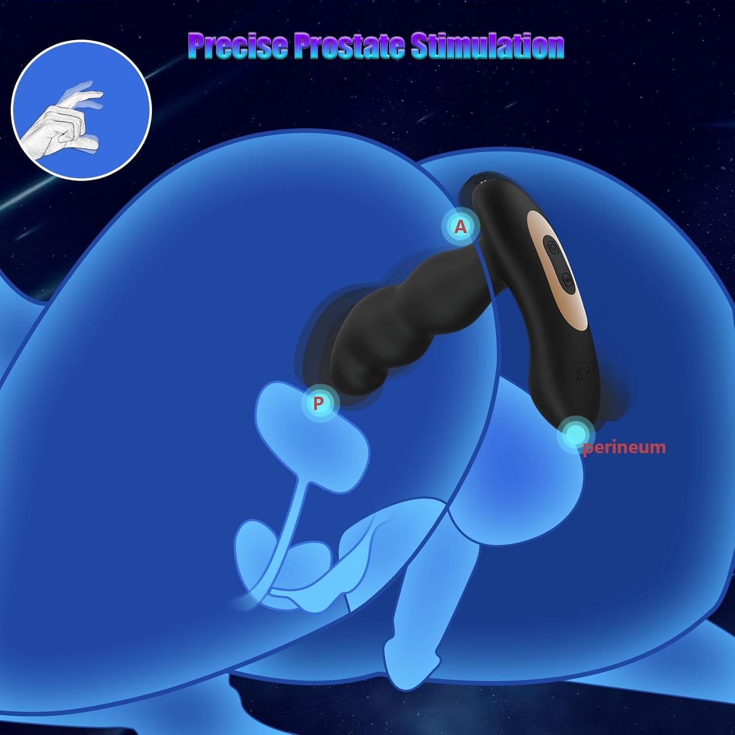SpinCurve Rotating Prostate Massager & Anal Vibrator - Vixen | Nova Network