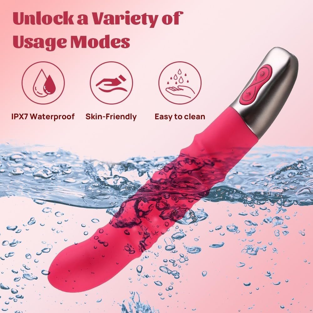 SpinLush Rotating Beads G - Spot Dildo Vibrator Wand - Vixen | Nova Network