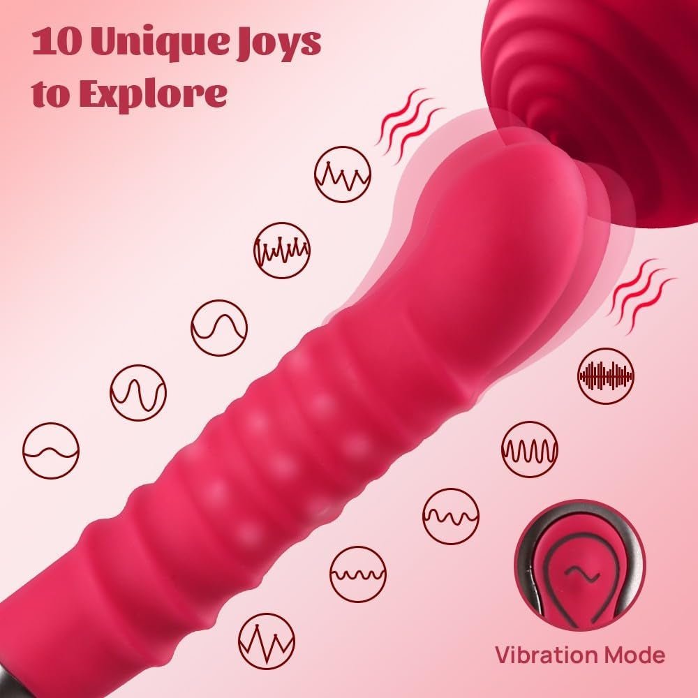 SpinLush Rotating Beads G - Spot Dildo Vibrator Wand - Vixen | Nova Network