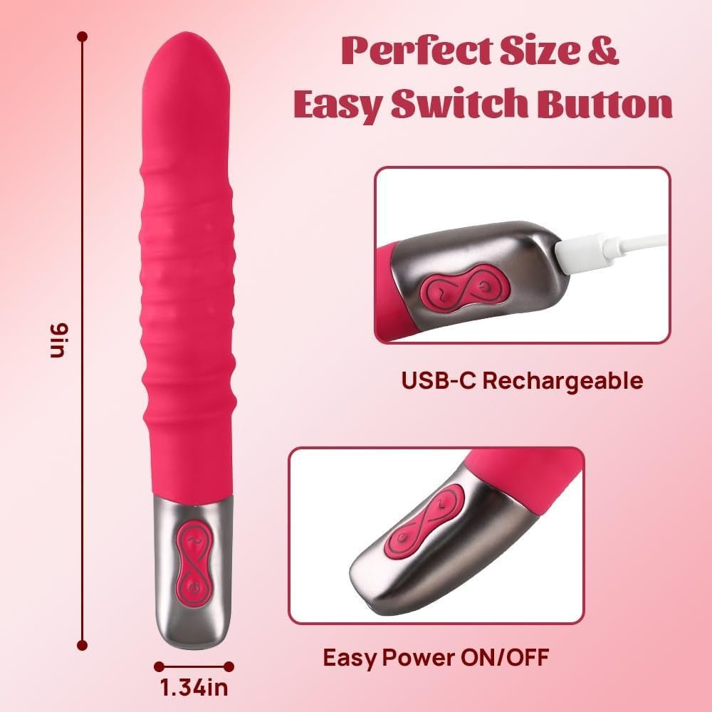 SpinLush Rotating Beads G - Spot Dildo Vibrator Wand - Vixen | Nova Network